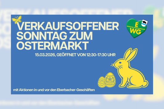 Verkaufsoffener Sonntag Eberbach am 15. März 2026